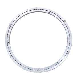 TamBee Lazy Susan Bearing 18 Inch - Heavy Duty Lazy Susan Base & Hardware, Silent Turntable for Smooth Rotation (Aluminum Alloy, 380LB Capacity)