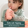 Simka Rose Silicone Sippy Cup with Straw - Spill Proof