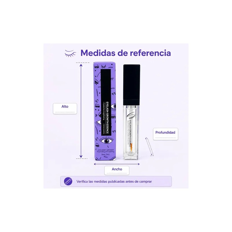 Suero Para El Crecimiento De Las Pestañas, Suero Natural