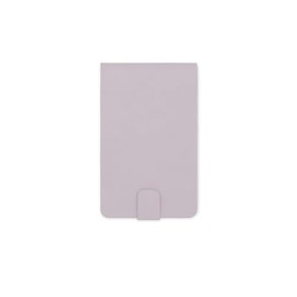 Designworks Ink Notepad with 96 Lined Pages and Vegan Suede Cover, 3.25" x 5.25", Dusty Lilac