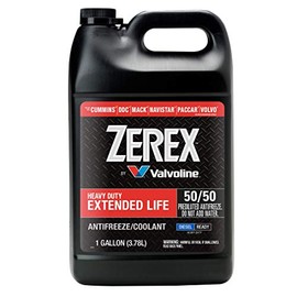 Zerex Extended Life Red Heavy Duty (HD) 50/50 Prediluted Ready-to-Use Antifreeze/Coolant 1 GA