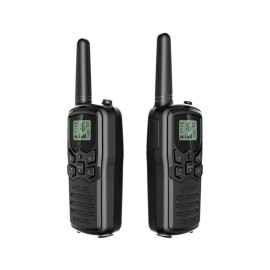 2 PACK Long Range 100 mile Walkie Talkie Two Way Radio Charge Headset Waterproof