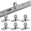 vandrabase 6 Pack L-Track Double Lug Threaded Stud Nut Fitting