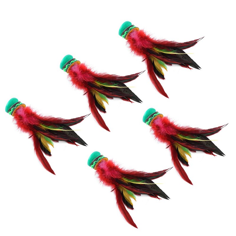 Demeras Handmake Kick Shuttlecock Portable Foot Kick Shuttlecock Light Height