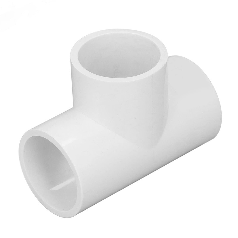 12Pcs PVC Tee Pipe Fitting Adapter PVC Tee Pipe Fittings