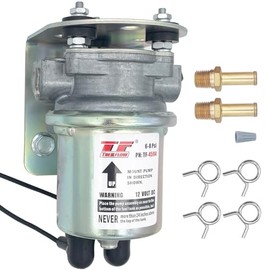 P4594 - Bomba de combustible elctrica de repuesto de 12 V, 6-8 Psi, pala giratoria universal premontada para reemplazo automotriz (accesorio de...    