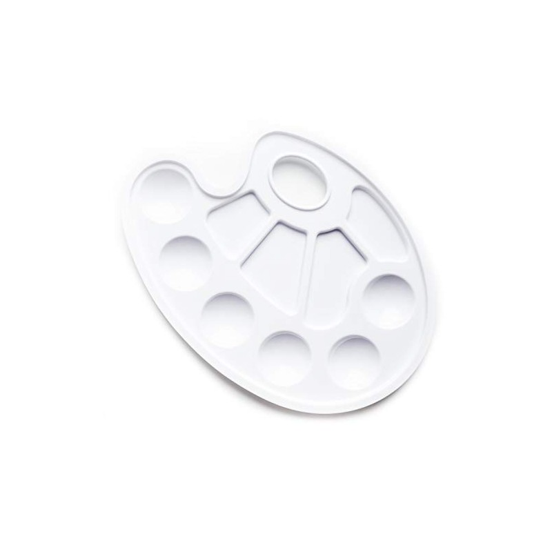 Oval Artist Mixing Paint Palette (1 x Oval Paint Palette)