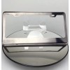 MotorVehicleParts Powder Coated Black Chrome Stainless Steel License Plate Frame
