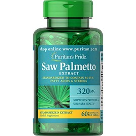 Puritan's Pride Saw Palmetto Standardized Extract 320 mg-60 Softgels (293)