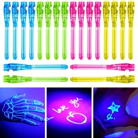 ENJOCASES 30 Pieces Invisible Ink Pen with UV Light Spy Pen Magic Marker Party Favors for kids 8 12 years Birthday Gifts Classroom Prizes Goodie Bags Stuffers for Kids