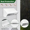 Wall Vent Cap for Microwave,Range Exhaust,Bath Ventilation fan,Commercial Range Hood,Vent