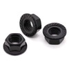 Glvaner 3/8-16 Stainless Steel Hex Flange Nuts, Hexagon Head Serrated
