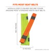 Ergodyne GloWear 8004 High Visibility Reflective Seat Belt Cover, Orange