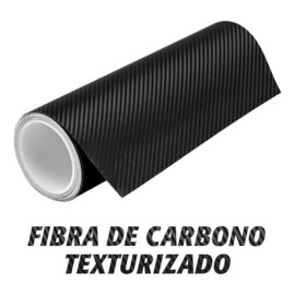 Yomtovm Vinil Automotriz Fibra De Carbono Negro Textura 30 Cm X 3 Mt