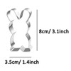 WDYJMALL Standing Rabbit Shape Cookie Cutter