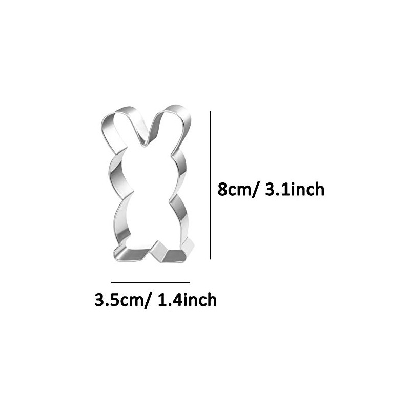 WDYJMALL Standing Rabbit Shape Cookie Cutter