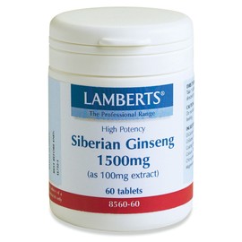 Lamberts Siberian Ginseng 1500mg 60 Tablets