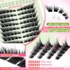 Fox Eye Eyelash Clusters Natural Volume Lashes Clusters Cat Eye