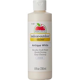 Apple Barrel, Pintura acrílica para manualidades, color blanco antiguo, acabado brillante, 8 onzas líquidas
