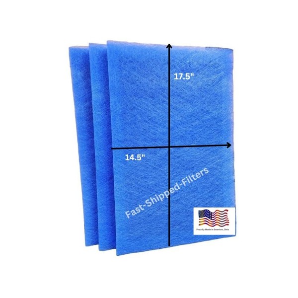 Fast-Shipped-Filters 3 Pack 16x20 Replacement Filter Pads Designed to Fit