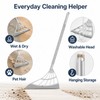 Silicone Floor Squeegee Broom for Pet Hair & Water -