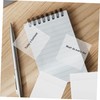Operitacx 5pcs Distinctive Sticky Tabs Memo Pads Removable Design Each