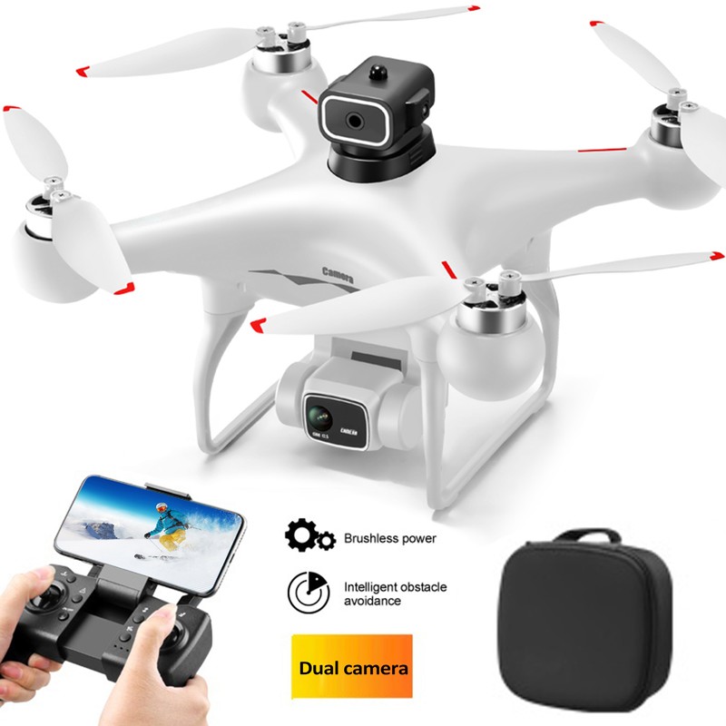 Remote Control Drone 4K Dual Camera Obstacle Avoidance Brushless Motor
