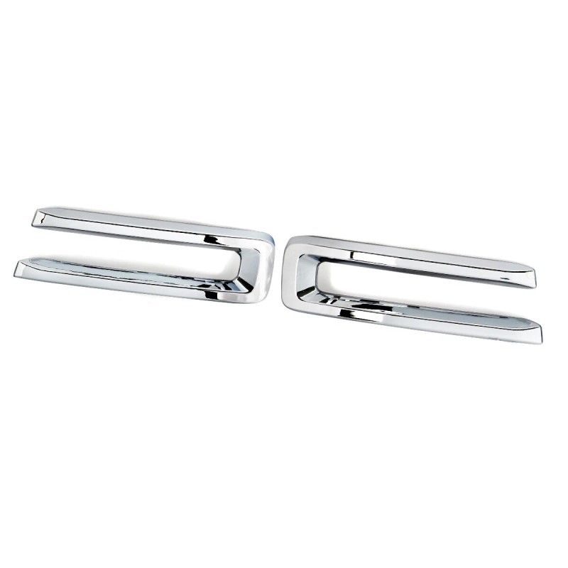 2x Chrome Front Grill Inserts Cover Trim Sticker Fits Ram