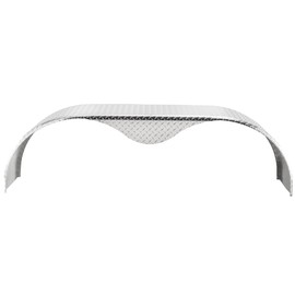 RecPro Trailer Aluminum Tandem Fender | Smooth & Diamond Plate Material | Made in USA (Diamond Plate, 10" x 72" x 20")