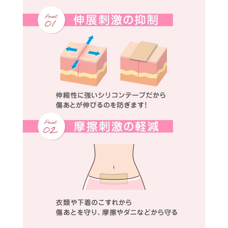 Scar Care Tape, Breathable Keloid Tape, For Wound Care, Post