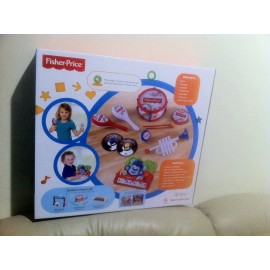 Fisher-Price New in Box ! Fisher-Price 10 Piece Band Set Plus BONUS Monkey Piano