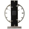 Bulova B1864 Streak Tabletop Clock, Aged Silver-Tone 2.63 x 12