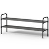 Kitsure Extra-Long Shoe Rack for Closet, Shoe Organizer for Front