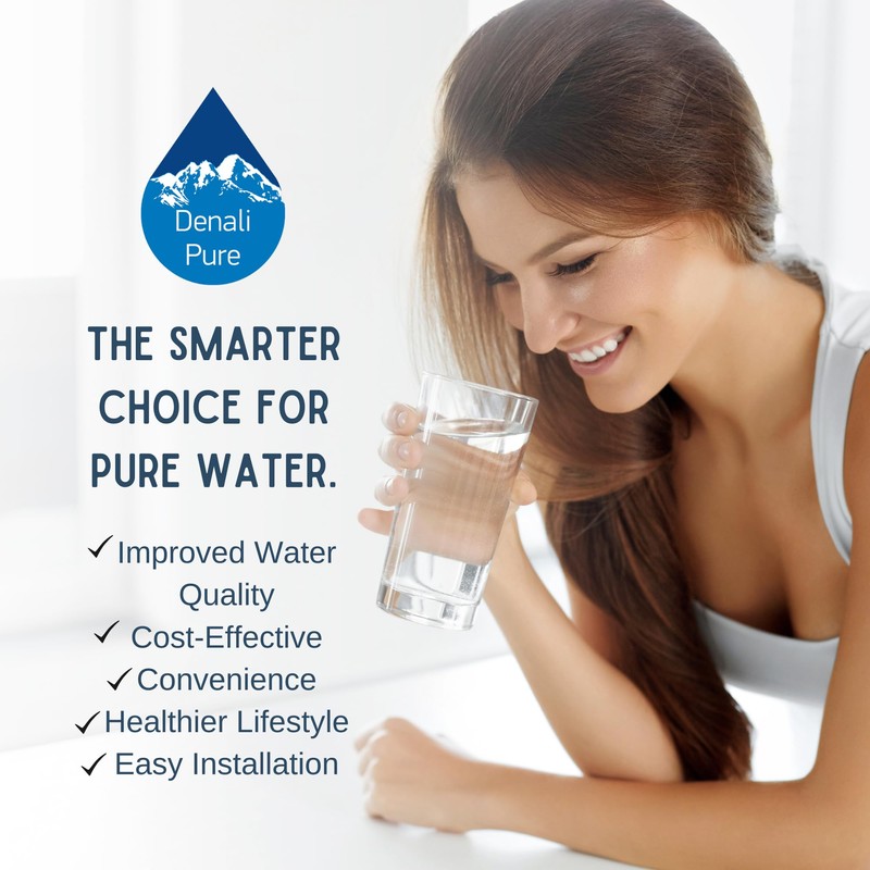 3-Pack Replacement for Bosch RWF1110 Refrigerator Water Filter - Compatible