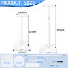 AYSUM 4 Pack Acrylic Hat Display Stand 17" Adjustable Height
