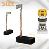 A27343-4 Carbon Brushes Compatible with Dewalt DWP611 DWP611K 450 Router,