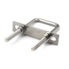 M8 x 55 x 100mm 304 Stainless Steel Square U