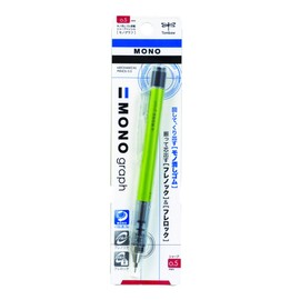 Tombow Mono Graph Shaker Mechanical Pencil 0.5mm, Lime Green Body, R3 (SH-MG51)