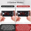 ICrduioo DC 12V 4-Wire Fan Speed Controller Fan Temperature Controller