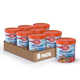 Betty Crocker Gluten Free Whipped Milk Chocolate Frosting, 12 oz. (Pack of 8)