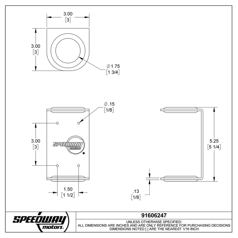 Wall Mount Flashlight Holder, Aluminum, 1-3/4 Inch Hole