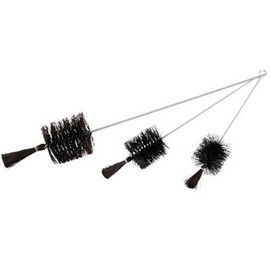 TRUSCO(トラスコ) 理化学ブラシ 瓶洗い用 黒豚毛 スチール柄2号 5本入 TBP-T2J-5P