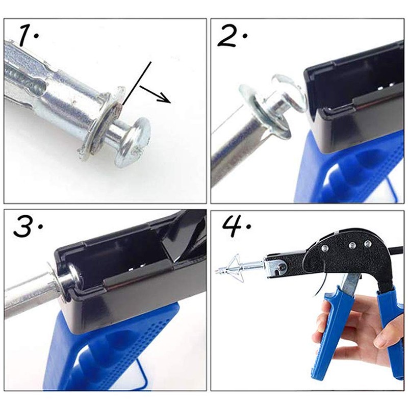 TOVOT 77PCS Wall Anchor Setting Tool Heavy Duty Hollow Wall