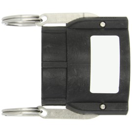 Banjo 200D Polypropylene Cam & Groove Fitting, 2" Female Coupler x NPT Female
