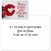 Canopy Street Tarjeta De Navidad Con Forma De Corazón Y