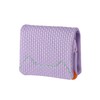 Tsumori Chisato Bi-fold Wallet Mini Wallet Embossed Mesh, lavender, One