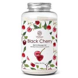 Olevien Black Cherry Bath & Massage Salt, 1 piece, 1kg / 올레비엔 블랙체리 바스 앤 마사지솔트, 1개, 1kg