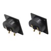 sourcing map 2Pcs Amplifier Speaker Spring Binding Post Dual Terminal