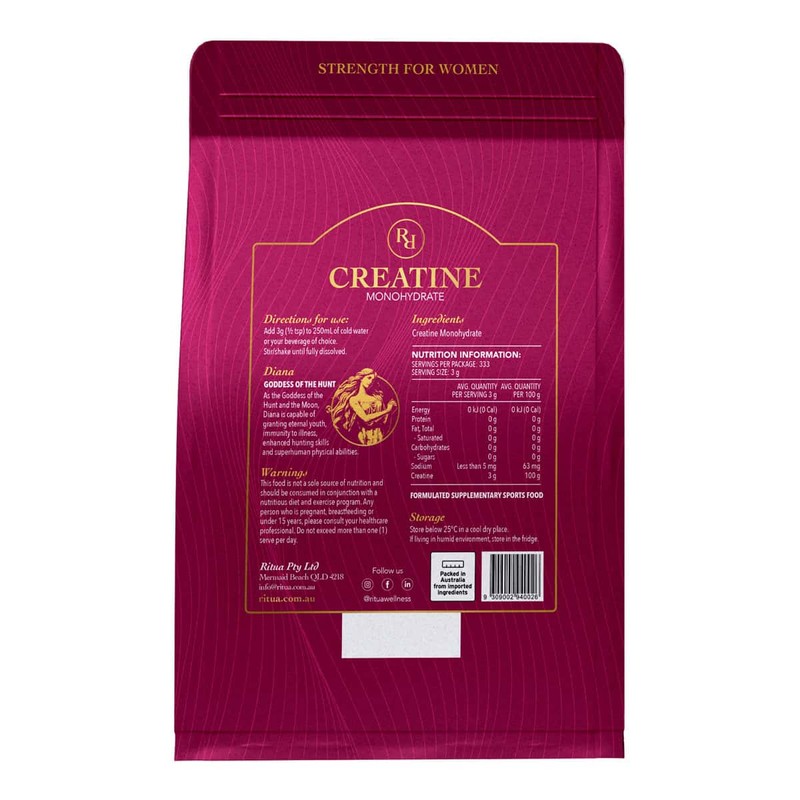 Ritua Creatine Monohydrate - Strength for Women, 300g
