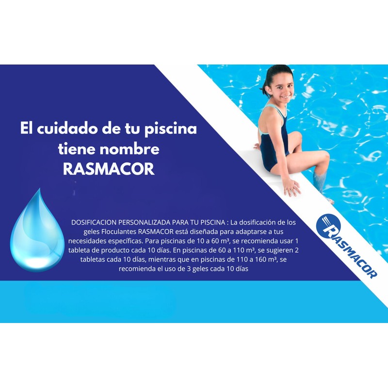 RASMACOR Pack of 3 Units Single Dose Flocculant Gel |